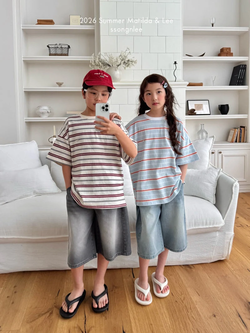 Matilda & Lee - Korean Children Fashion - #kidzfashiontrend - Melbourne Stripe Tee - 11