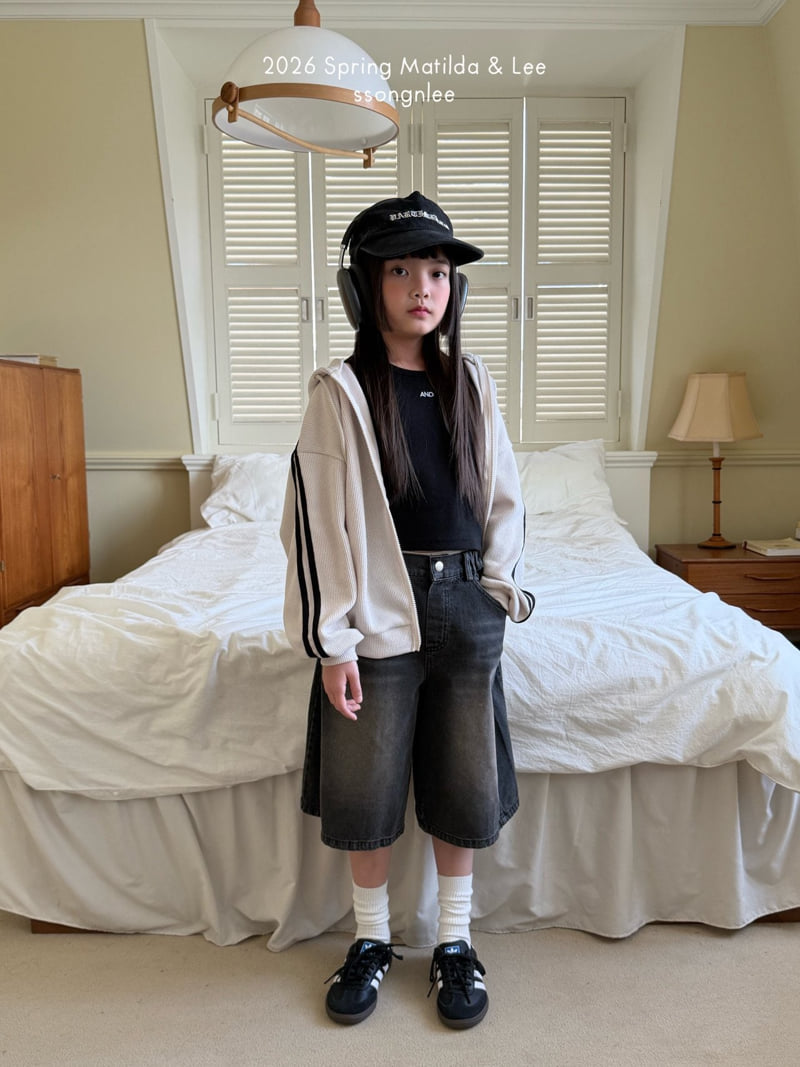 Matilda & Lee - Korean Children Fashion - #kidzfashiontrend - And Ribbed Sleeveless - 8