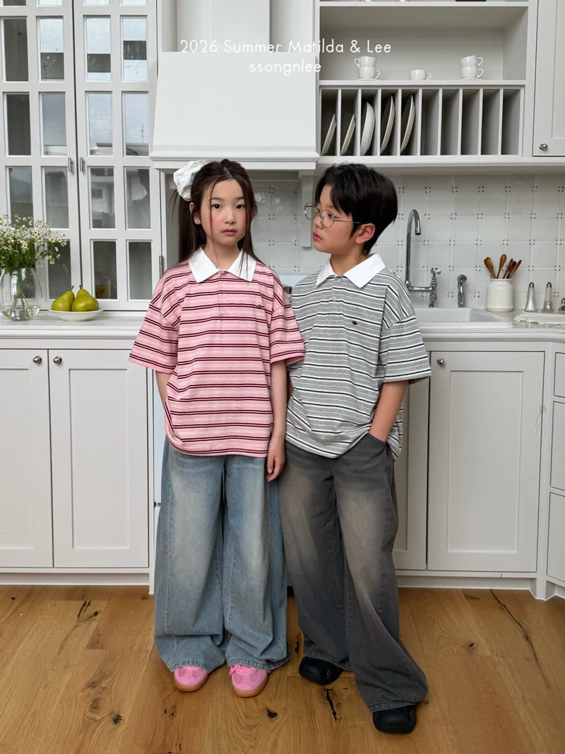 Matilda & Lee - Korean Children Fashion - #kidzfashiontrend - Classic Collar Tee - 6