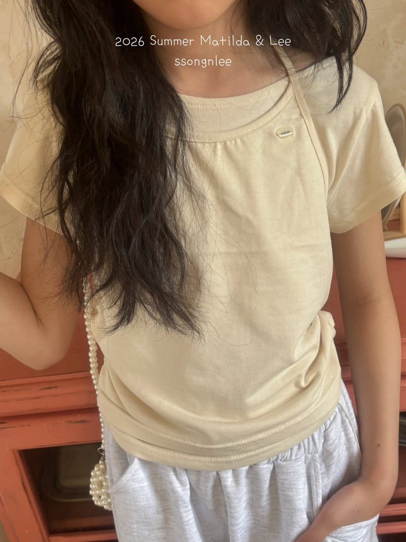 Matilda & Lee - Korean Children Fashion - #kidzfashiontrend - Halter Neck Layered Tee - 10