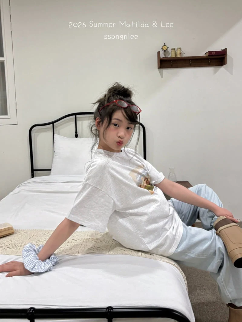 Matilda & Lee - Korean Children Fashion - #kidsstore - Light Blue Straight Denim Pants - 4