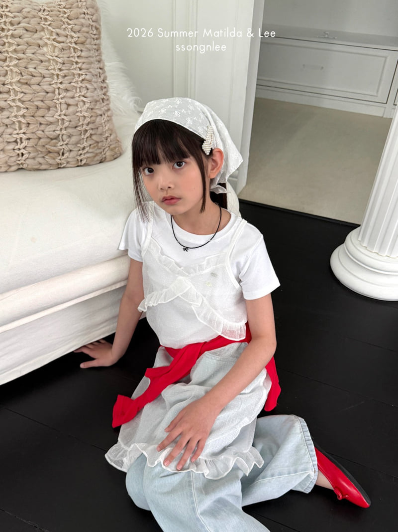 Matilda & Lee - Korean Children Fashion - #kidzfashiontrend - See-through Frill One-piece