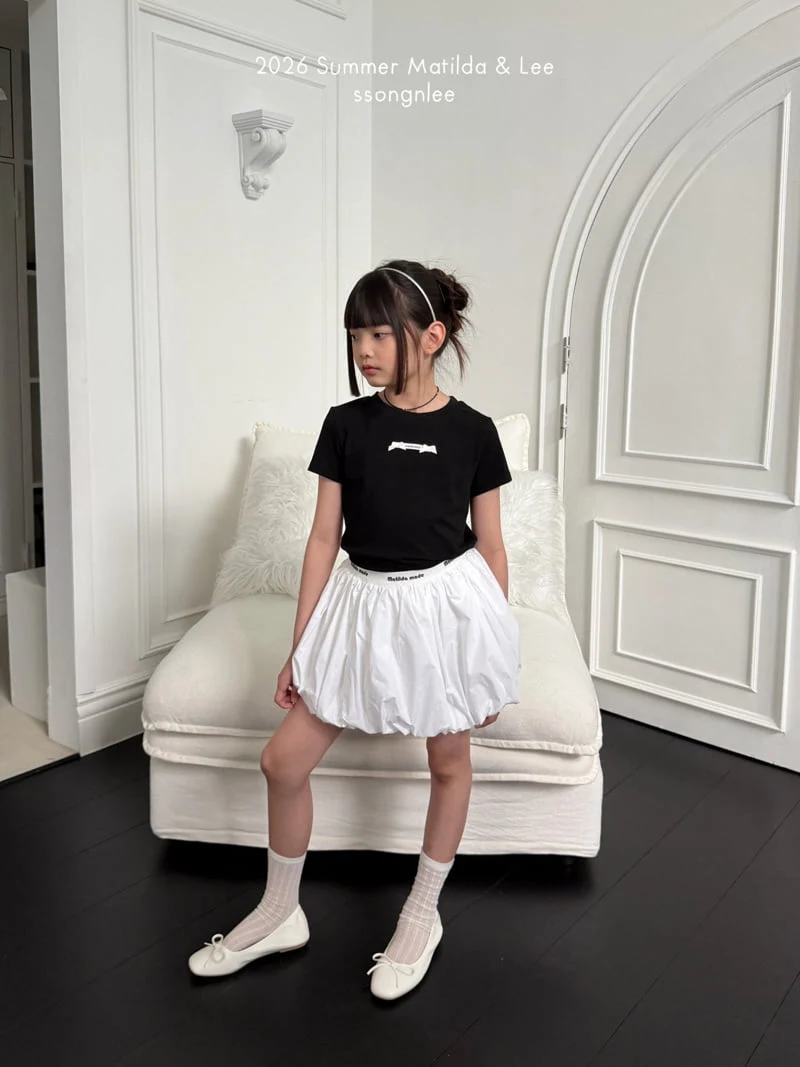 Matilda & Lee - Korean Children Fashion - #kidzfashiontrend - Kind Ribbon Tee - 8