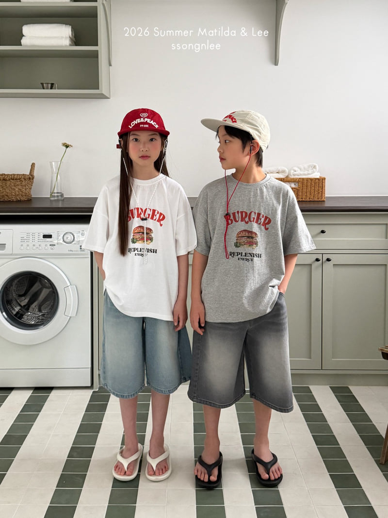 Matilda & Lee - Korean Children Fashion - #kidzfashiontrend - Burger Tee - 3