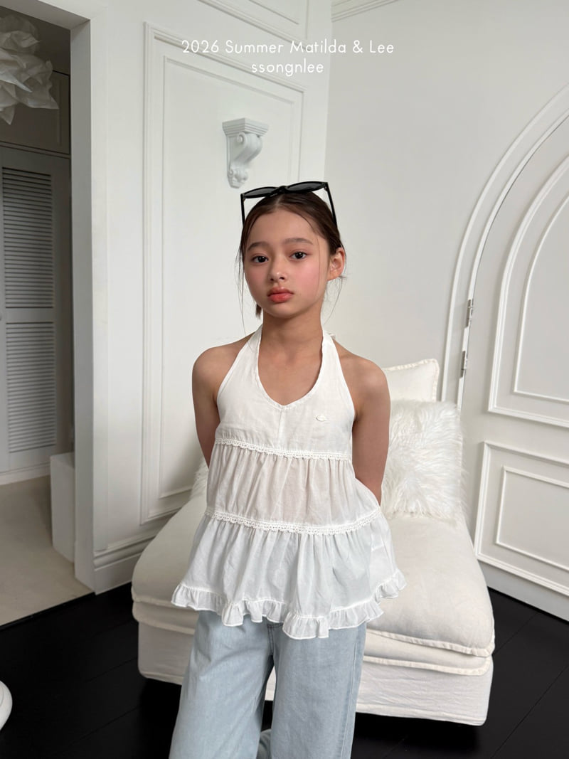 Matilda & Lee - Korean Children Fashion - #kidzfashiontrend - Breeze Halter Neck Tee