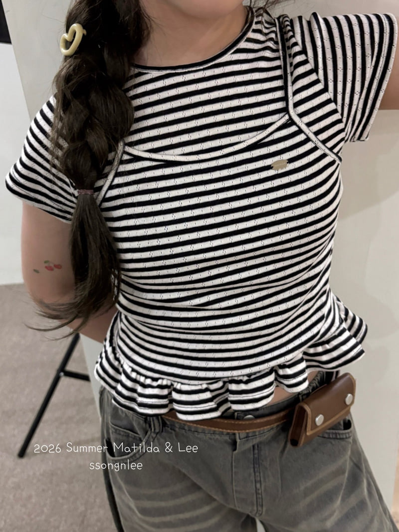Matilda & Lee - Korean Children Fashion - #kidzfashiontrend - Summer Frill Tee - 12