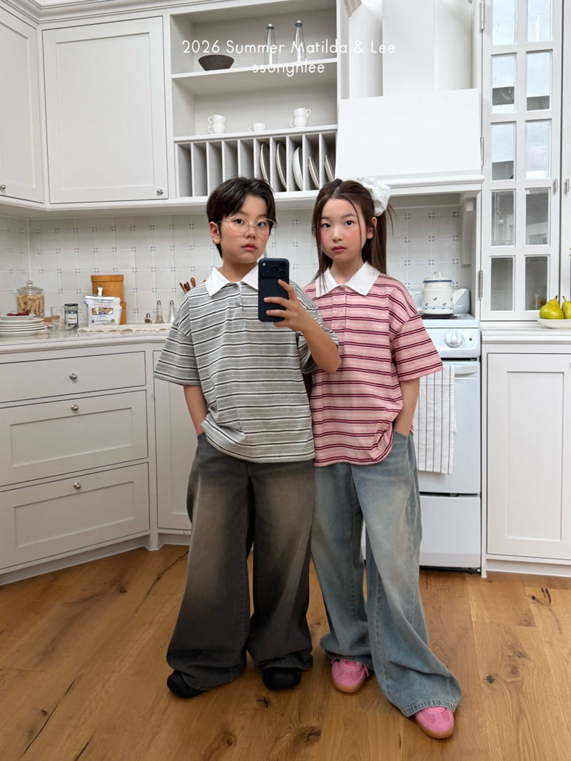 Matilda & Lee - Korean Children Fashion - #littlefashionista - Classic Collar Tee - 8