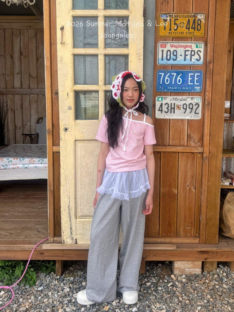 Matilda & Lee - Korean Children Fashion - #littlefashionista - Unbalanced Stripe Top - 6