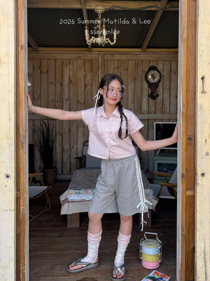 Matilda & Lee - Korean Children Fashion - #littlefashionista - Shirring Collar Blouse - 12