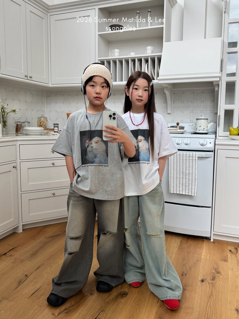 Matilda & Lee - Korean Children Fashion - #littlefashionista - Friends Dog Tee - 8