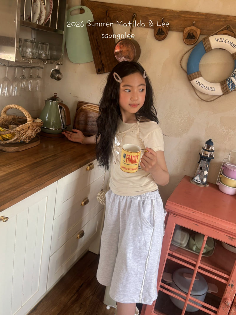 Matilda & Lee - Korean Children Fashion - #littlefashionista - Halter Neck Layered Tee - 12