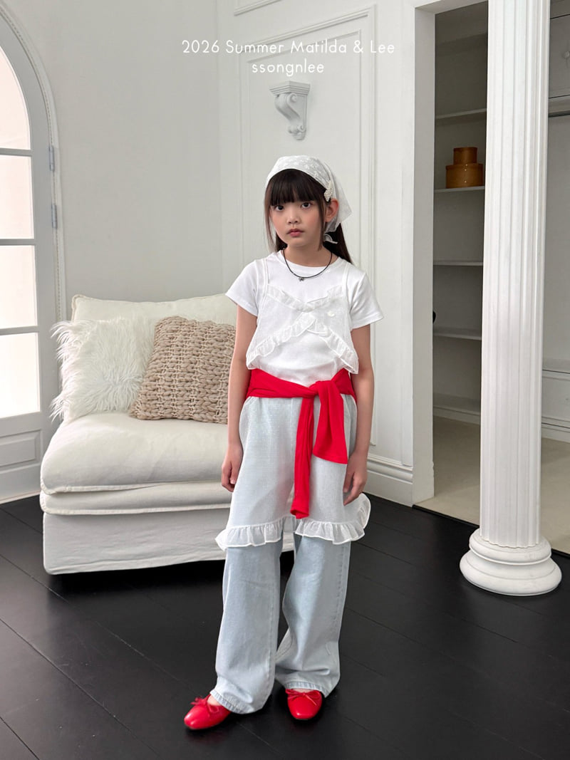 Matilda & Lee - Korean Children Fashion - #littlefashionista - See-through Frill One-piece - 3