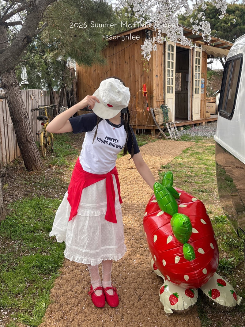 Matilda & Lee - Korean Children Fashion - #littlefashionista - Eyelet Long Skirt - 12