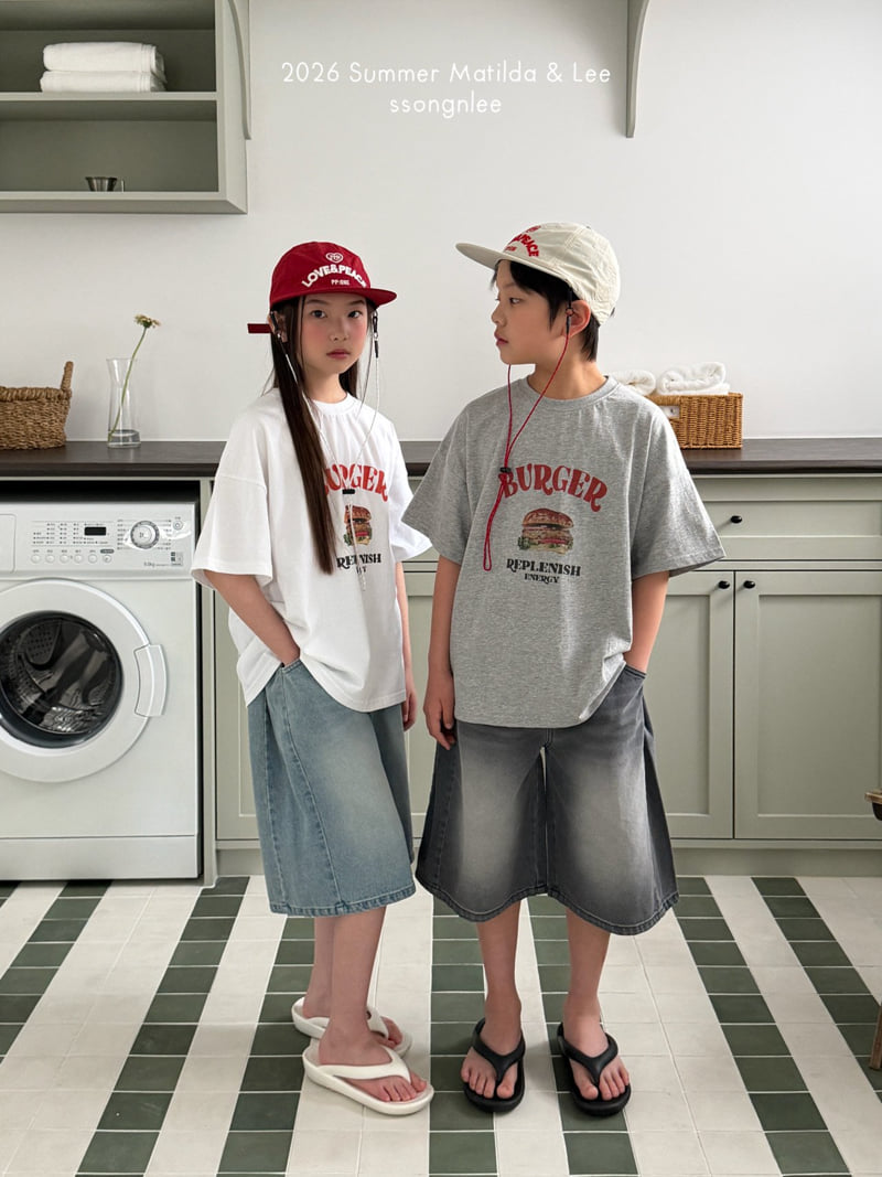 Matilda & Lee - Korean Children Fashion - #littlefashionista - Burger Tee - 5