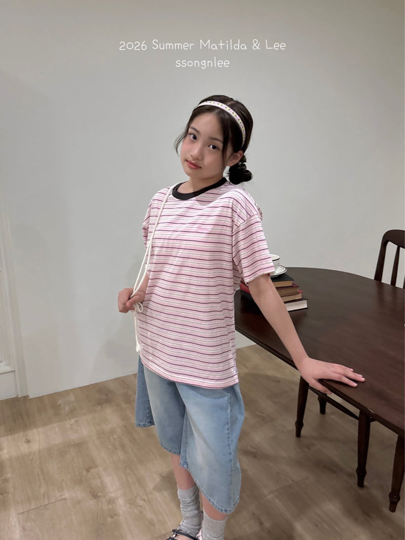 Matilda & Lee - Korean Children Fashion - #Kfashion4kids - Slow Stripe Tee - 4