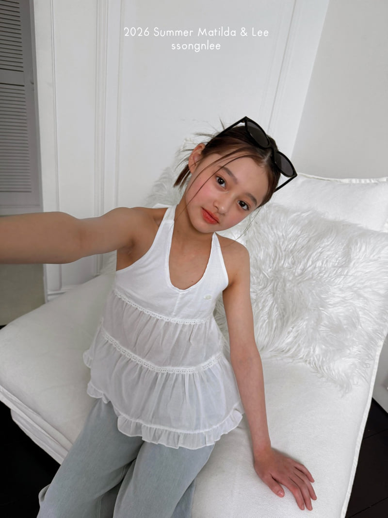 Matilda & Lee - Korean Children Fashion - #littlefashionista - Breeze Halter Neck Tee - 3