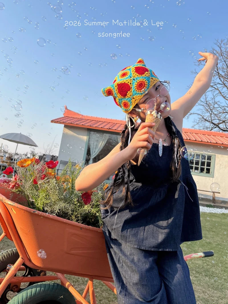 Matilda & Lee - Korean Children Fashion - #Kfashion4kids - Denim Frill Bustier - 4