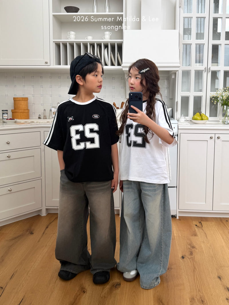 Matilda & Lee - Korean Children Fashion - #littlefashionista - Two Line 23 Tee - 10