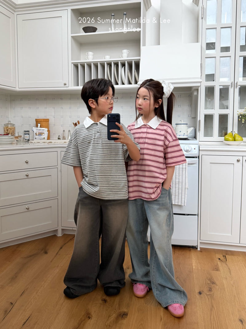 Matilda & Lee - Korean Children Fashion - #magicofchildhood - Classic Collar Tee - 9