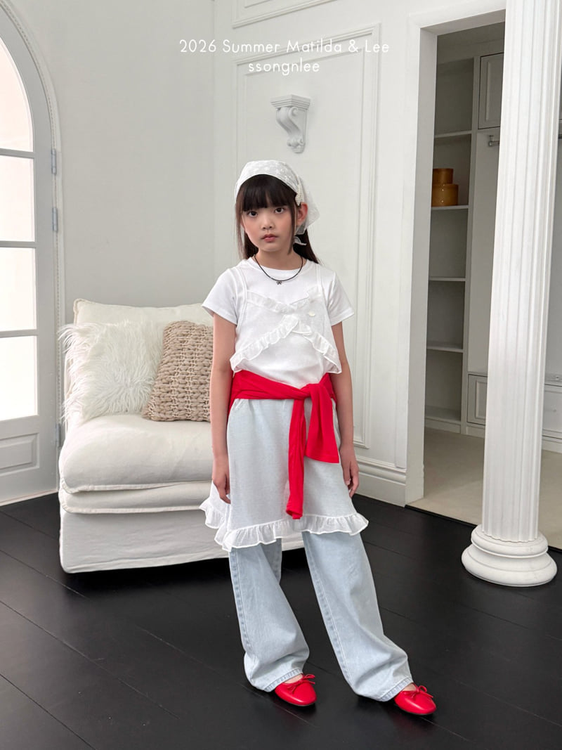 Matilda & Lee - Korean Children Fashion - #littlefashionista - See-through Frill One-piece - 4