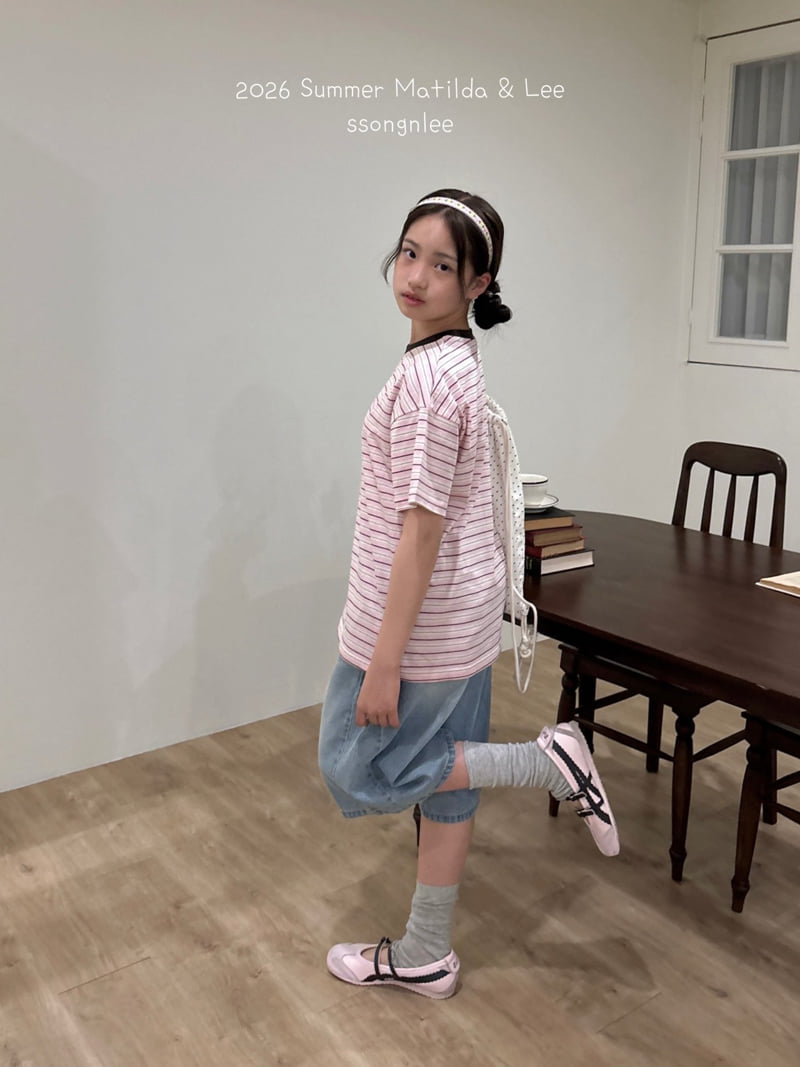 Matilda & Lee - Korean Children Fashion - #magicofchildhood - Summer Bermuda Denim Pants - 9