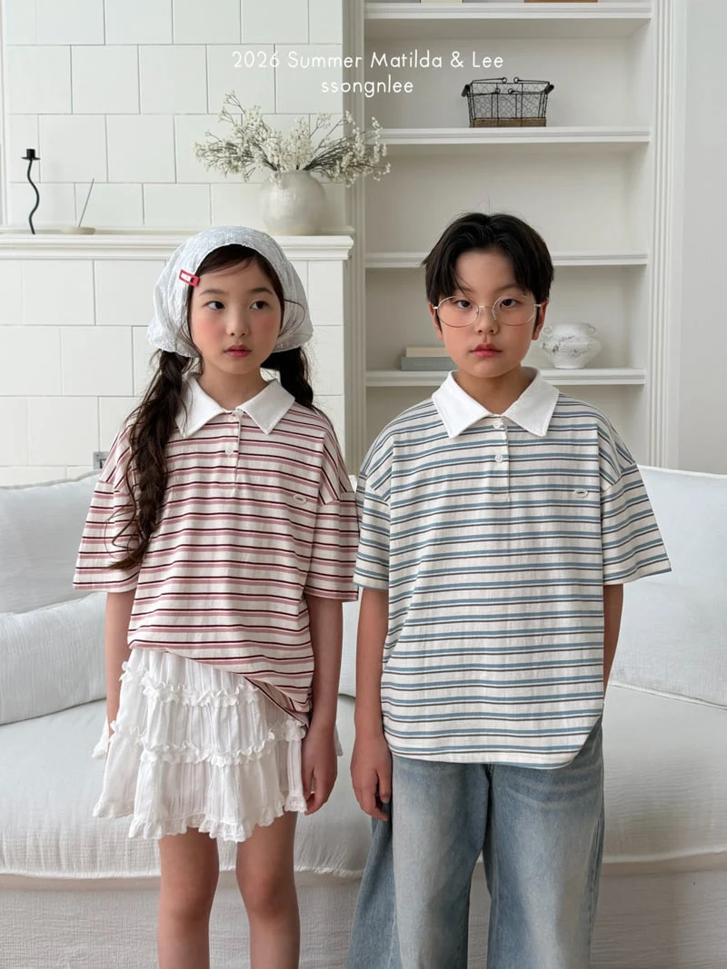 Matilda & Lee - Korean Children Fashion - #magicofchildhood - Jelly Collar Tee - 7