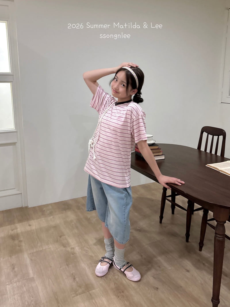 Matilda & Lee - Korean Children Fashion - #magicofchildhood - Slow Stripe Tee - 5