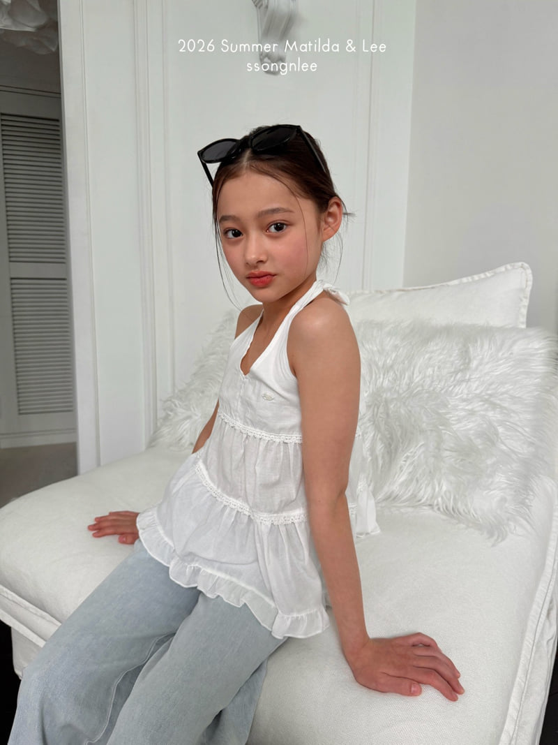 Matilda & Lee - Korean Children Fashion - #littlefashionista - Breeze Halter Neck Tee - 4