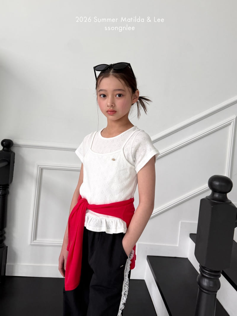 Matilda & Lee - Korean Children Fashion - #magicofchildhood - Summer Frill Tee