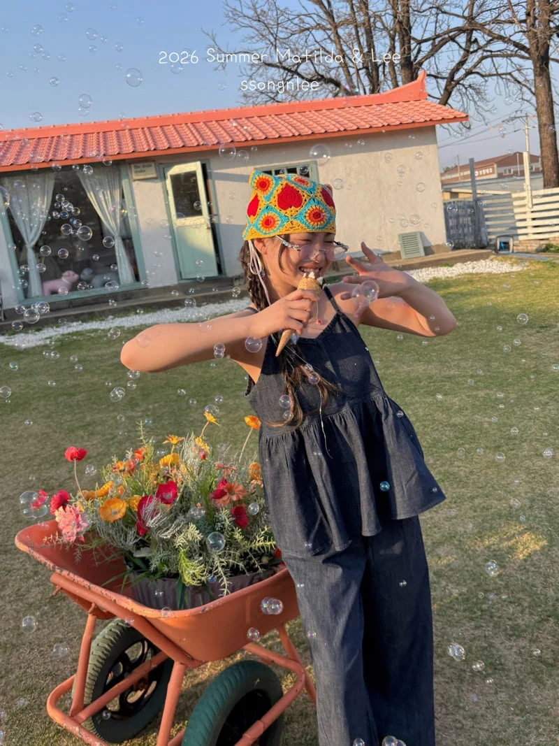 Matilda & Lee - Korean Children Fashion - #magicofchildhood - Denim Frill Bustier - 5