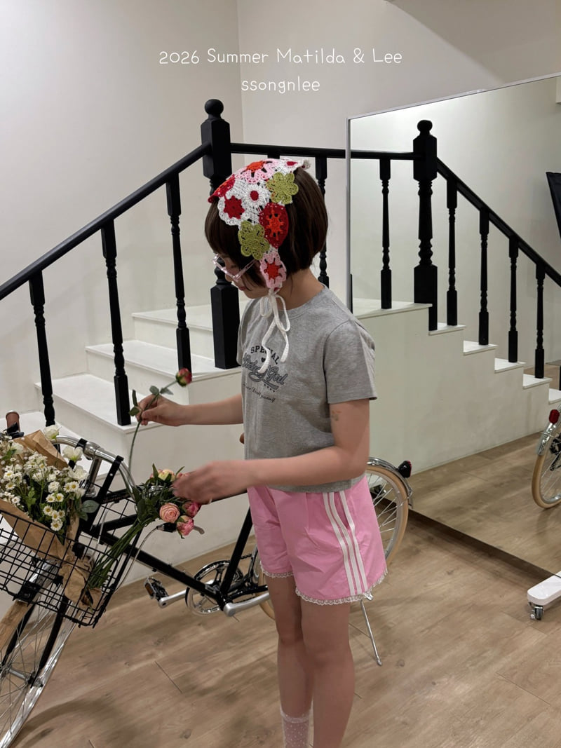 Matilda & Lee - Korean Children Fashion - #minifashionista - Lace Track Pants - 9