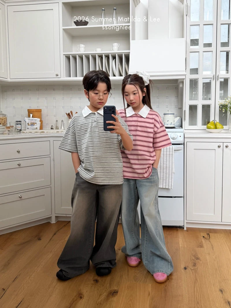 Matilda & Lee - Korean Children Fashion - #minifashionista - Classic Collar Tee - 10