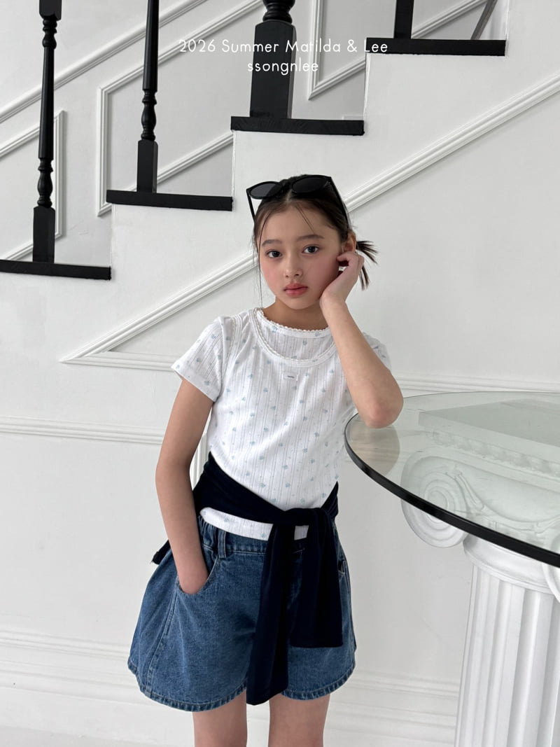 Matilda & Lee - Korean Children Fashion - #minifashionista - Eyelet Lace Sleeveless - 7