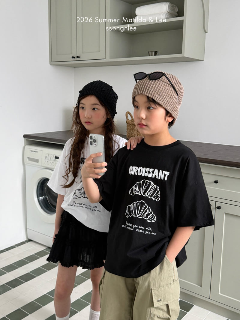 Matilda & Lee - Korean Children Fashion - #minifashionista - Croissant Tee - 6