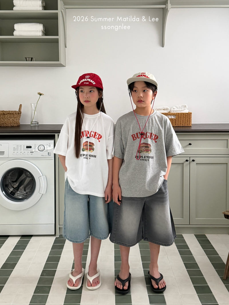 Matilda & Lee - Korean Children Fashion - #minifashionista - Burger Tee - 7