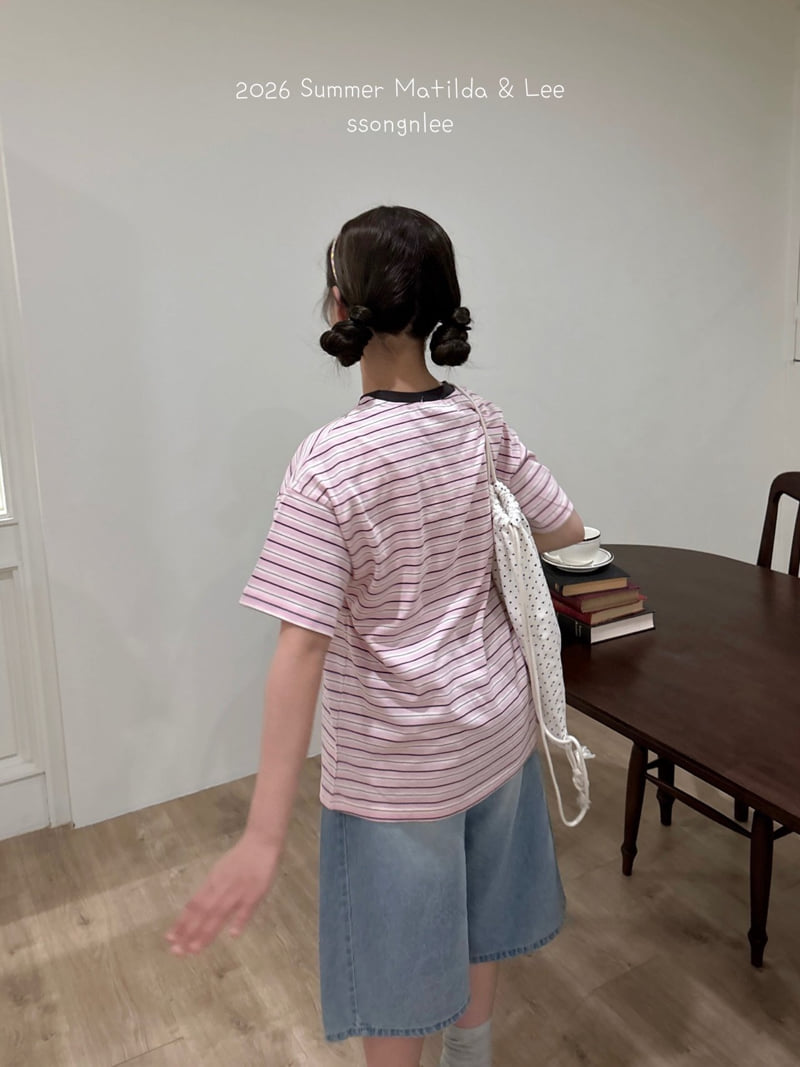 Matilda & Lee - Korean Children Fashion - #minifashionista - Summer Bermuda Denim Pants - 10