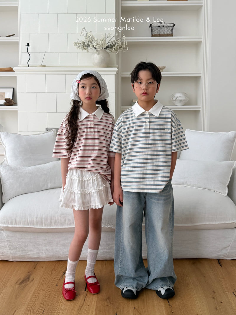Matilda & Lee - Korean Children Fashion - #minifashionista - Jelly Collar Tee - 8