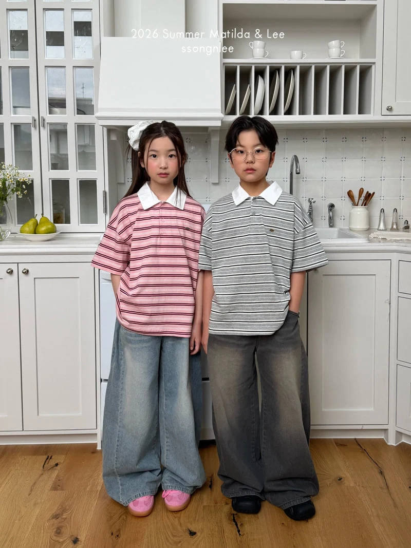 Matilda & Lee - Korean Children Fashion - #prettylittlegirls - Classic Collar Tee - 11