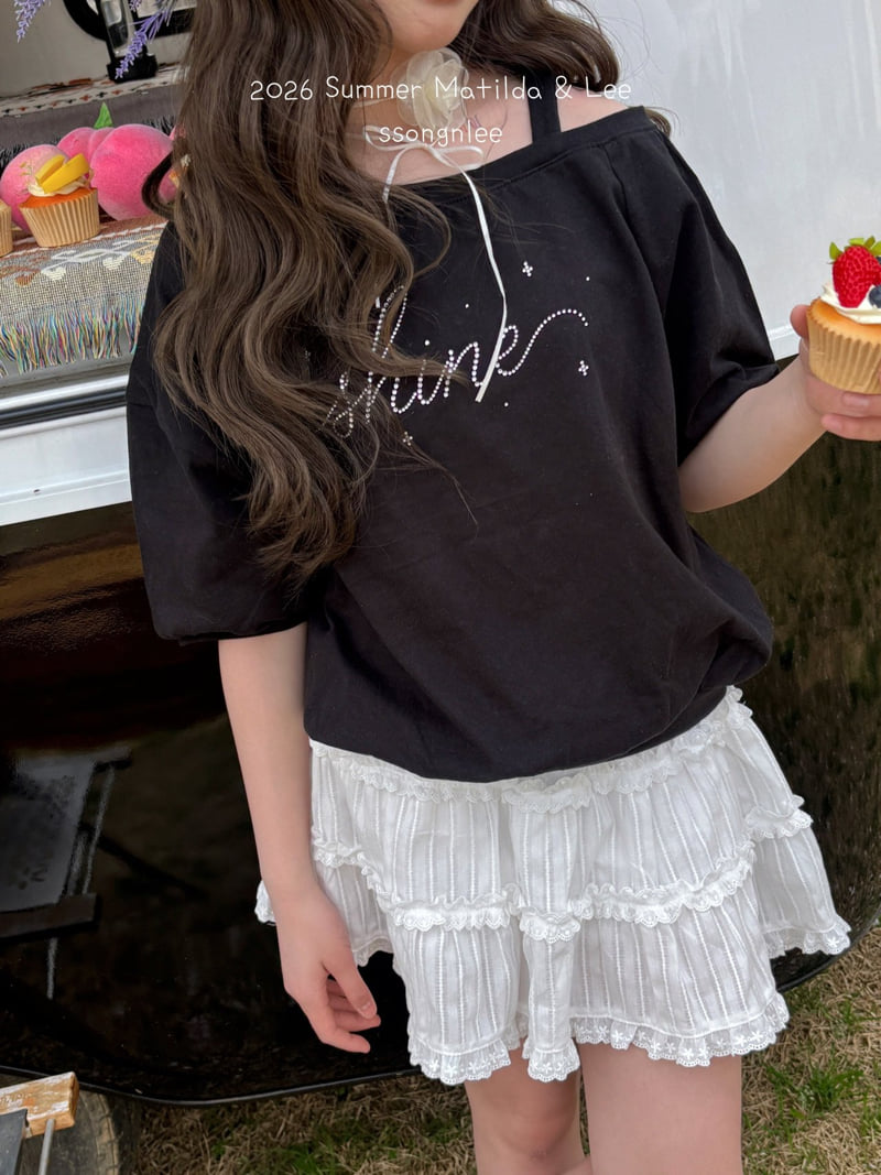 Matilda & Lee - Korean Children Fashion - #prettylittlegirls - Cubic Lettering Tee - 7