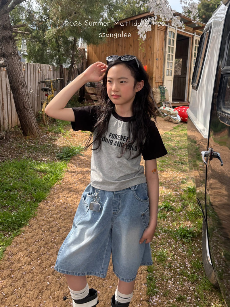 Matilda & Lee - Korean Children Fashion - #prettylittlegirls - Forever Raglan Tee - 6