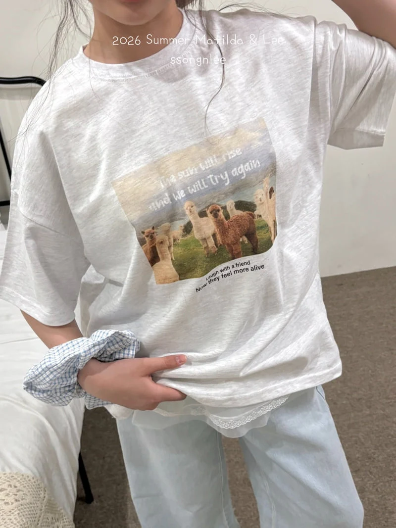 Matilda & Lee - Korean Children Fashion - #prettylittlegirls - Alpaca Tee