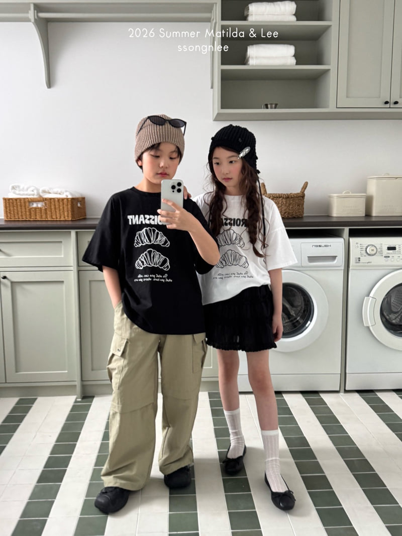 Matilda & Lee - Korean Children Fashion - #prettylittlegirls - Croissant Tee - 7
