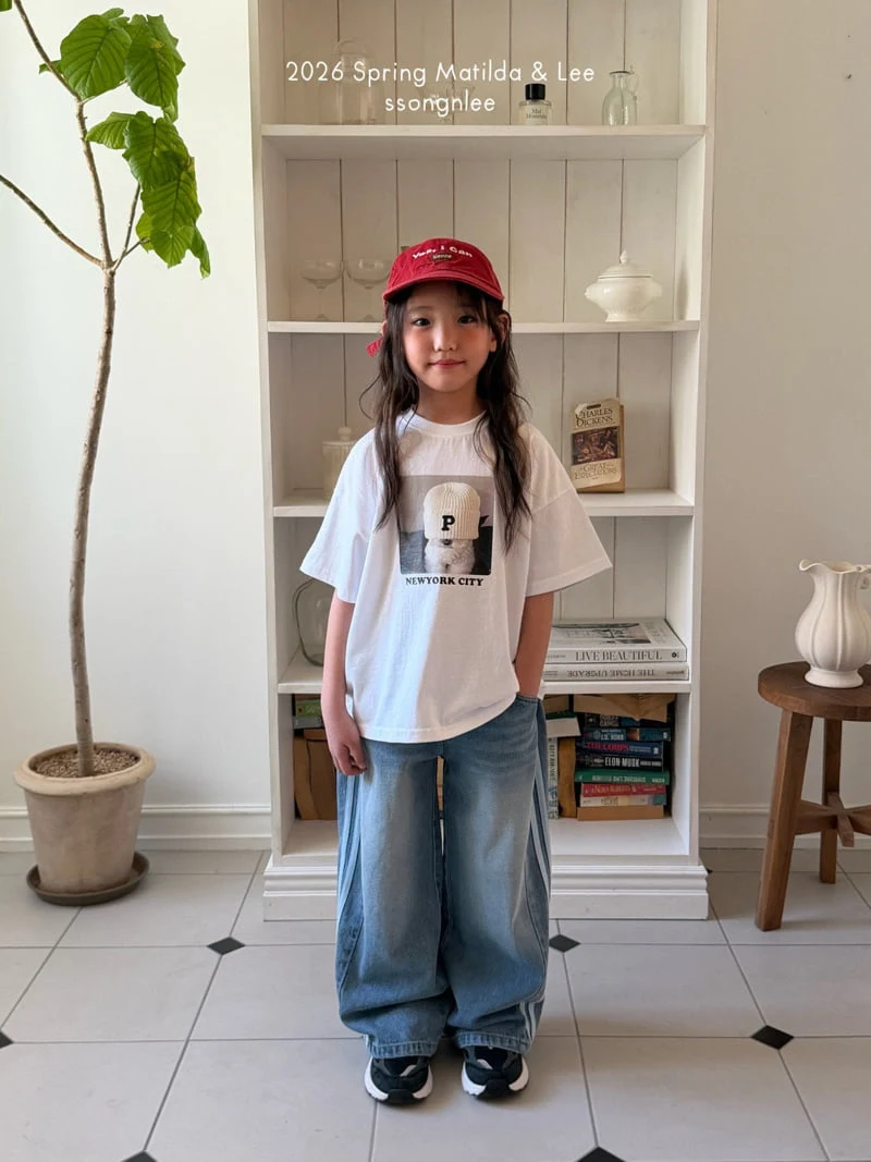 Matilda & Lee - Korean Children Fashion - #prettylittlegirls - New York Puppy Short Sleeve Tee - 9