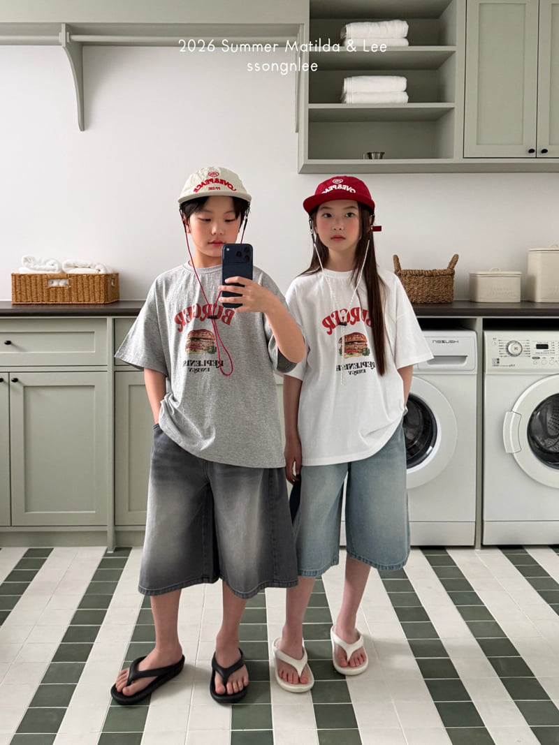 Matilda & Lee - Korean Children Fashion - #prettylittlegirls - Burger Tee - 8