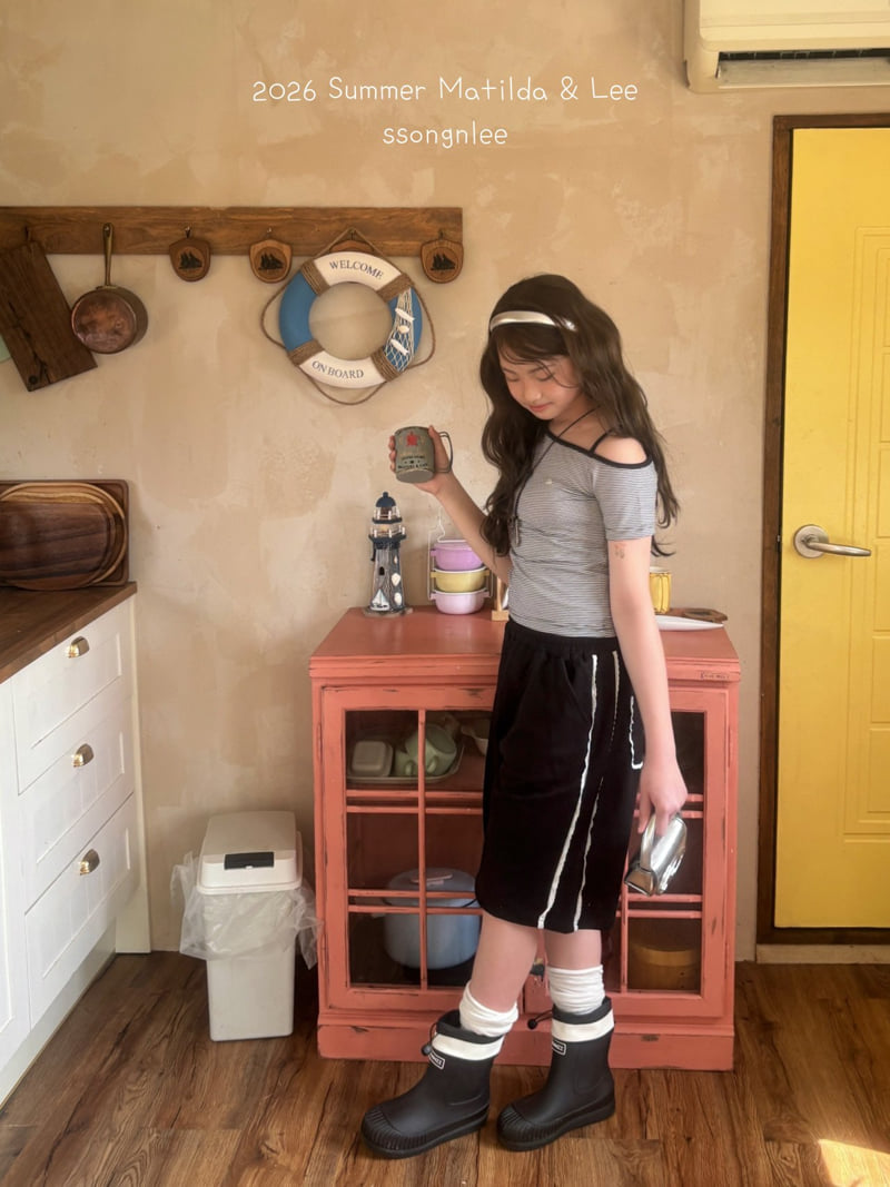 Matilda & Lee - Korean Children Fashion - #stylishchildhood - Lace Bermuda Pants