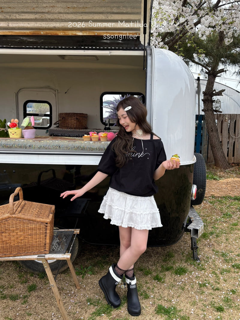 Matilda & Lee - Korean Children Fashion - #stylishchildhood - Cubic Lettering Tee - 10