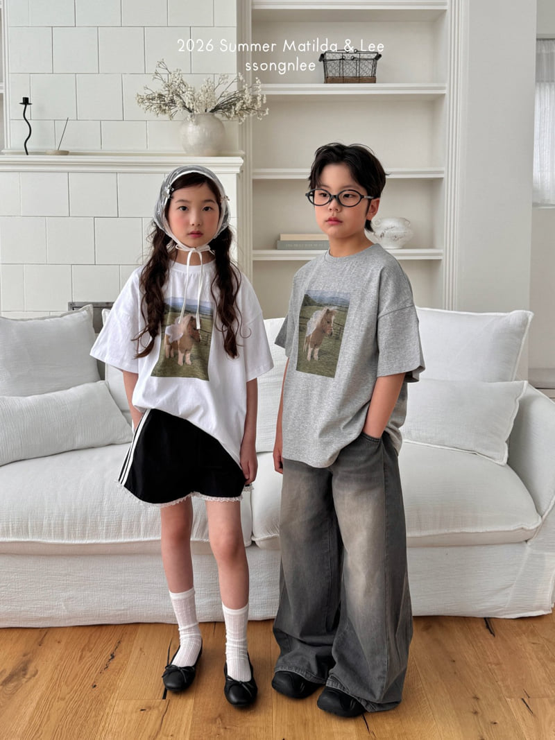 Matilda & Lee - Korean Children Fashion - #stylishchildhood - Angel Pony Tee - 3