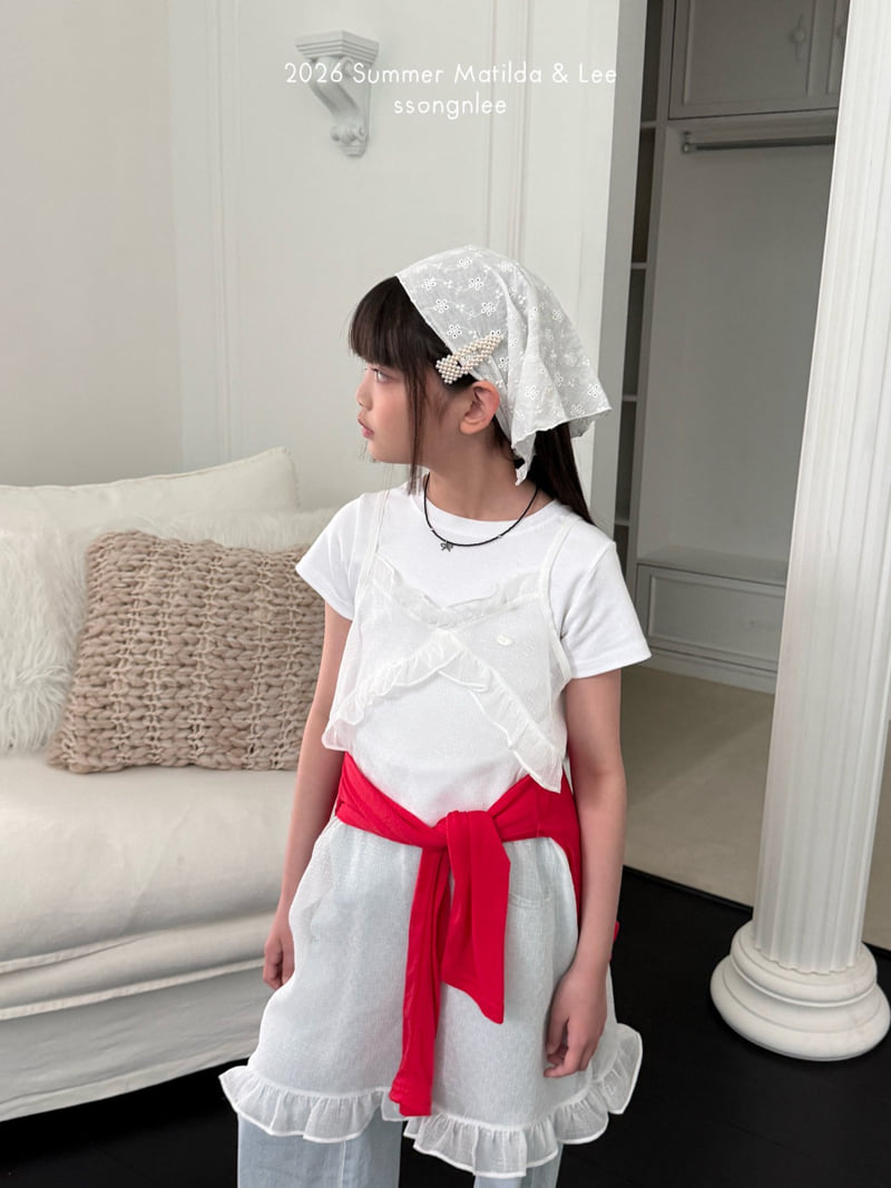 Matilda & Lee - Korean Children Fashion - #stylishchildhood - See-through Frill One-piece - 9