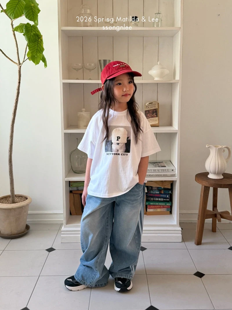 Matilda & Lee - Korean Children Fashion - #stylishchildhood - New York Puppy Short Sleeve Tee - 12