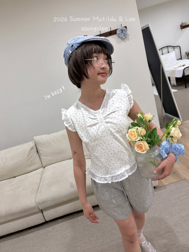 Matilda & Lee - Korean Children Fashion - #stylishchildhood - Eyelet Wing Tee - 3